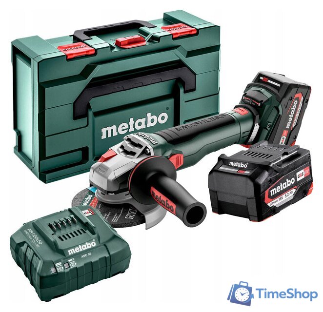 Угловая шлифмашина Metabo WB 18 LT BL 11-125 Quick 613054650 (с 2-мя АКБ, кейс) - Изображение №1 — Интернет-магазин Time-Shop