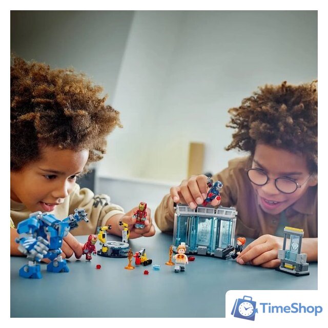 Конструктор LEGO Marvel Лаборатория Железного Человека: Зал Доспехов 76315 - Изображение №10 — Интернет-магазин Time-Shop