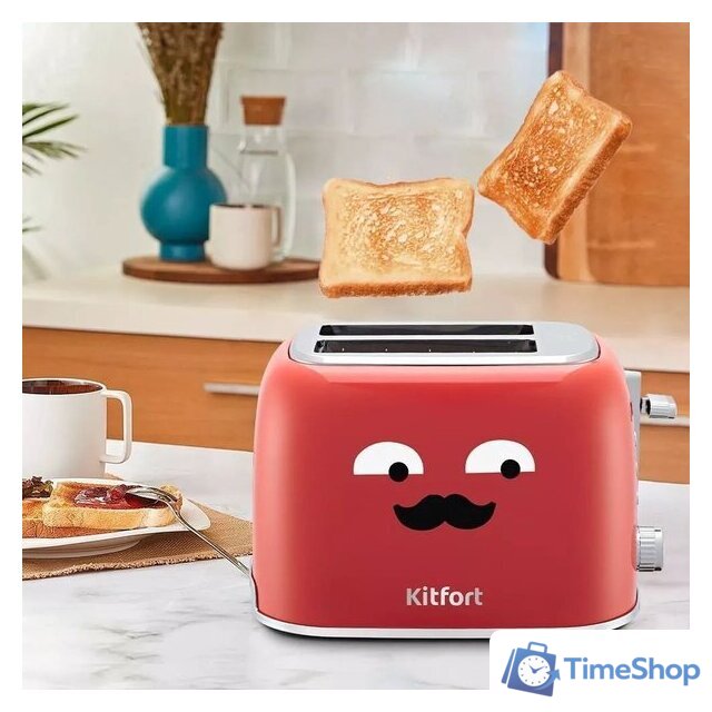 Тостер Kitfort KT-6218-1 - Изображение №4 — Интернет-магазин Time-Shop