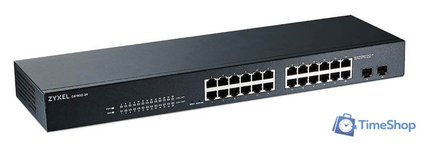 Настраиваемый коммутатор Zyxel GS1900-24-EU0101F - Изображение №2 — Интернет-магазин Time-Shop