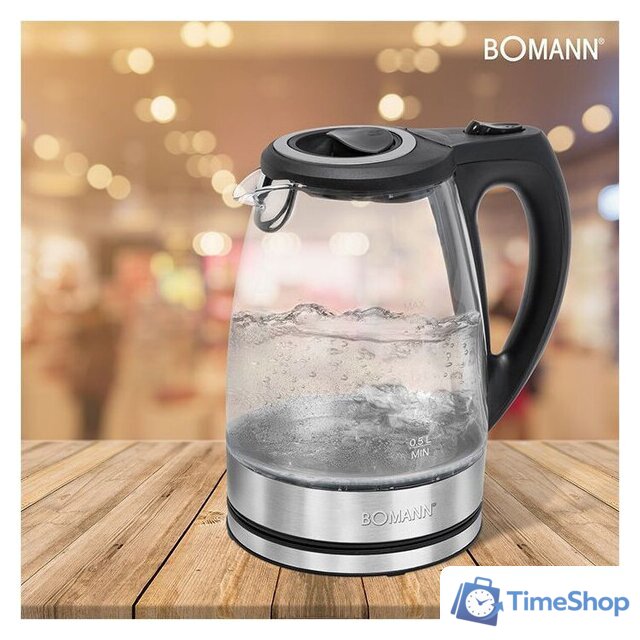 Электрический чайник Bomann WKS 6032 G CB - Изображение №4 — Интернет-магазин Time-Shop