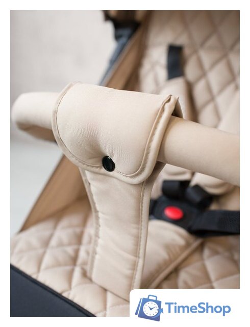 Коляска прогулочная «книга» Amarobaby Airy (бежевый) - Изображение №3 — Интернет-магазин Time-Shop