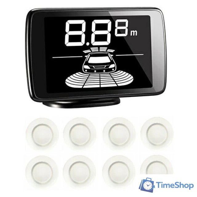 Парковочный радар ParkMaster 238 (белый) - Изображение №1 — Интернет-магазин Time-Shop