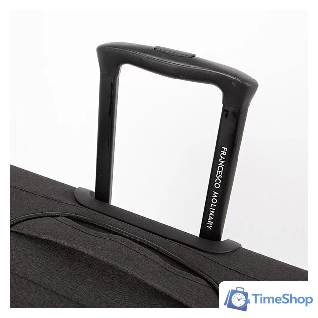 Чемодан-спиннер Francesco Molinary 338-1004/3-20BLK (черный) - Изображение №9 — Интернет-магазин Time-Shop