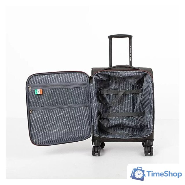 Чемодан-спиннер Francesco Molinary 338-1004/3-20BLK (черный) - Изображение №5 — Интернет-магазин Time-Shop