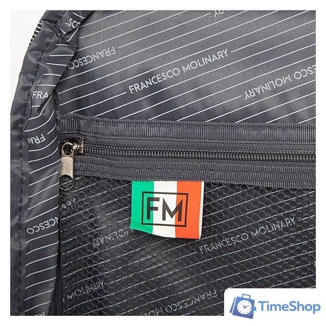 Чемодан-спиннер Francesco Molinary 338-1004/3-20BLK (черный) - Изображение №11 — Интернет-магазин Time-Shop