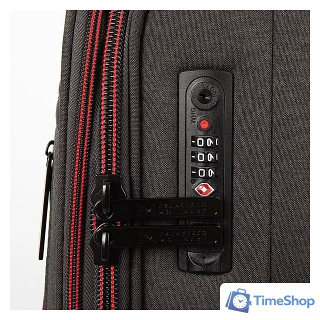 Чемодан-спиннер Francesco Molinary 338-1004/3-20BLK (черный) - Изображение №8 — Интернет-магазин Time-Shop