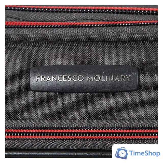 Чемодан-спиннер Francesco Molinary 338-1004/3-20BLK (черный) - Изображение №7 — Интернет-магазин Time-Shop