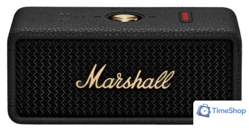 Беспроводная колонка Marshall Emberton III (черный/латунь) - Изображение №1 — Интернет-магазин Time-Shop