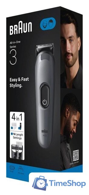 Универсальный триммер Braun AIO3500 - Изображение №11 — Интернет-магазин Time-Shop