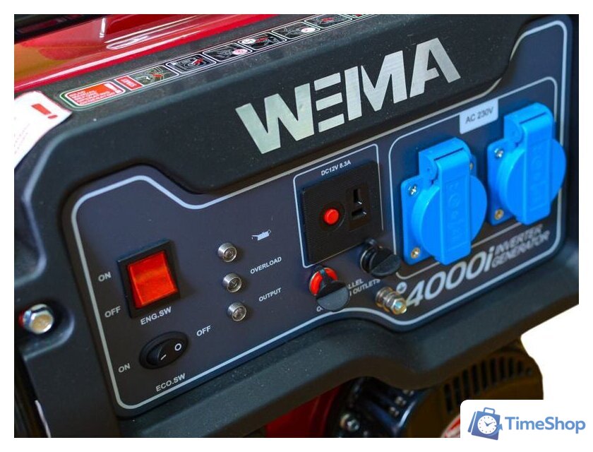Бензиновый генератор Weima WM 4000i - Изображение №2 — Интернет-магазин Time-Shop