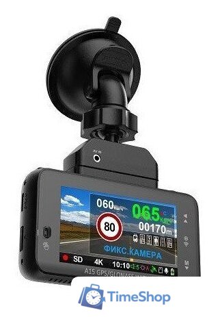 Видеорегистратор-GPS информатор (2в1) Sho-Me A15 4K - Изображение №1 — Интернет-магазин Time-Shop