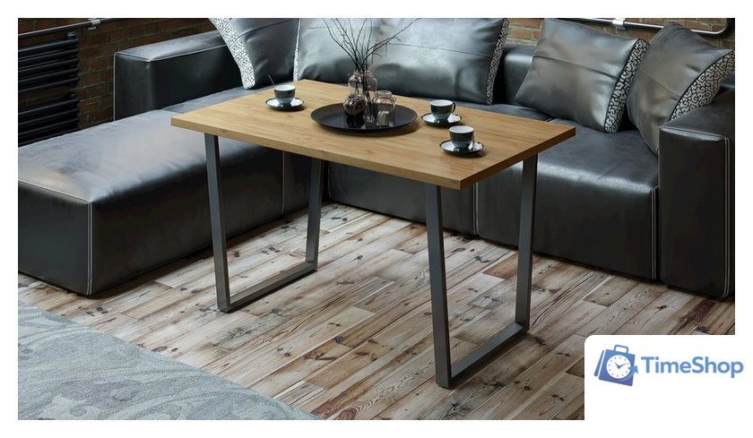 Кухонный стол Трия Даллас тип 1 (черный/дуб крафт золотой) - Изображение №2 — Интернет-магазин Time-Shop