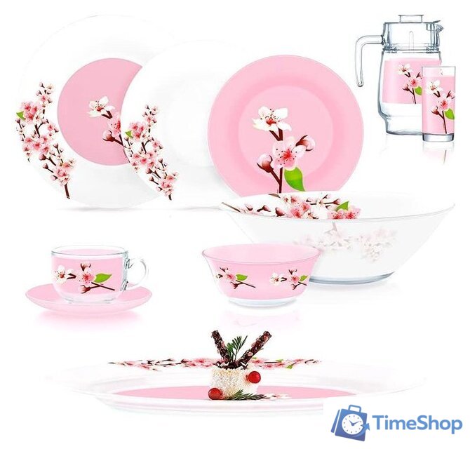 Столовый сервиз Luminarc Ambi Rose Garden 10Q0926 - Изображение №1 — Интернет-магазин Time-Shop