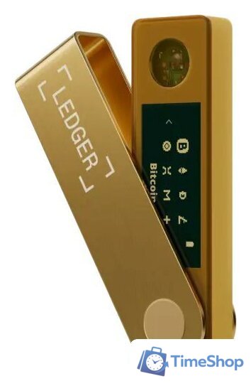 Аппаратный криптокошелек Ledger Nano X (золотистый) - Изображение №1 — Интернет-магазин Time-Shop