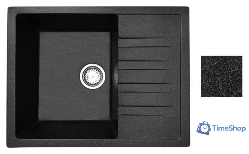 Кухонная мойка AV Engineering Best AV650500BBKA (черный) - Изображение №2 — Интернет-магазин Time-Shop
