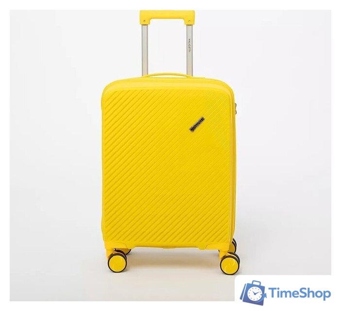 Чемодан-спиннер VALIGETTI 344-8026/2-20YLW (желтый) - Изображение №2 — Интернет-магазин Time-Shop