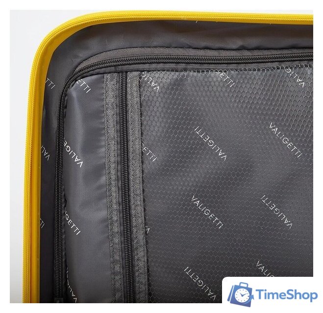 Чемодан-спиннер VALIGETTI 344-8026/2-20YLW (желтый) - Изображение №11 — Интернет-магазин Time-Shop