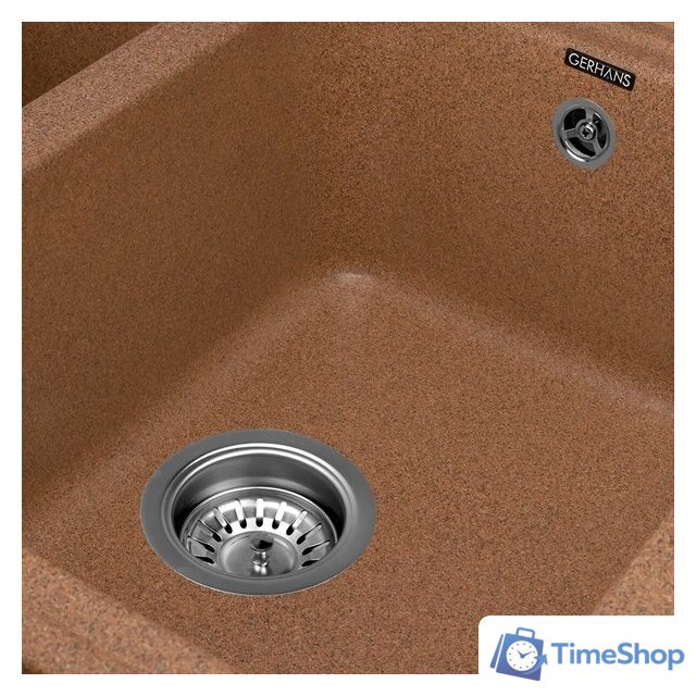 Кухонная мойка Gerhans C02 (терракотовый) - Изображение №4 — Интернет-магазин Time-Shop