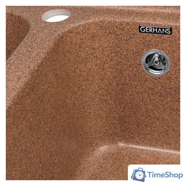 Кухонная мойка Gerhans C02 (терракотовый) - Изображение №5 — Интернет-магазин Time-Shop
