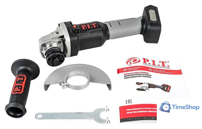 Угловая шлифмашина P.I.T. PWS20H-125A (без АКБ) - Изображение №4 — Интернет-магазин Time-Shop