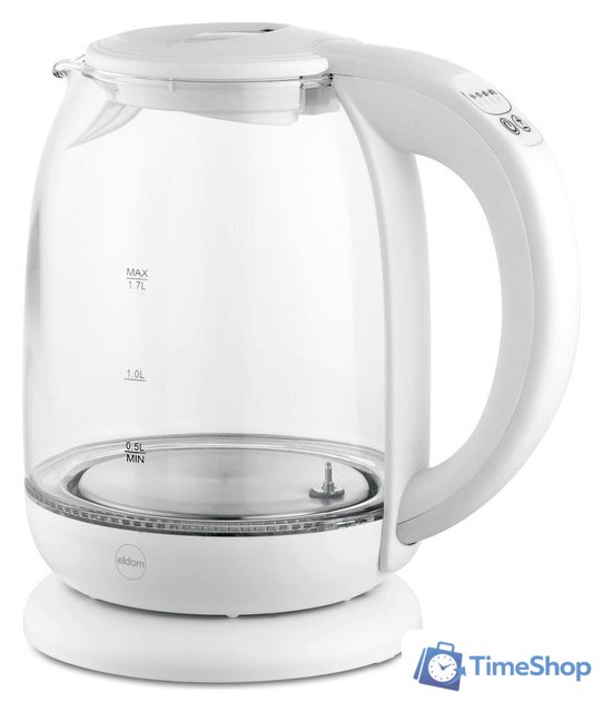 Электрический чайник Eldom C510 (белый) - Изображение №1 — Интернет-магазин Time-Shop