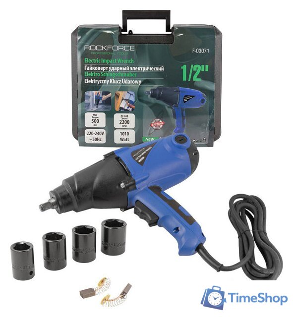 Гайковерт RockForce F-03071 (синий) - Изображение №1 — Интернет-магазин Time-Shop