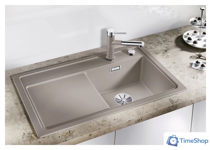 Кухонная мойка Blanco Zenar 45 S 527178 (правая, мягкий белый) - Изображение №2 — Интернет-магазин Time-Shop