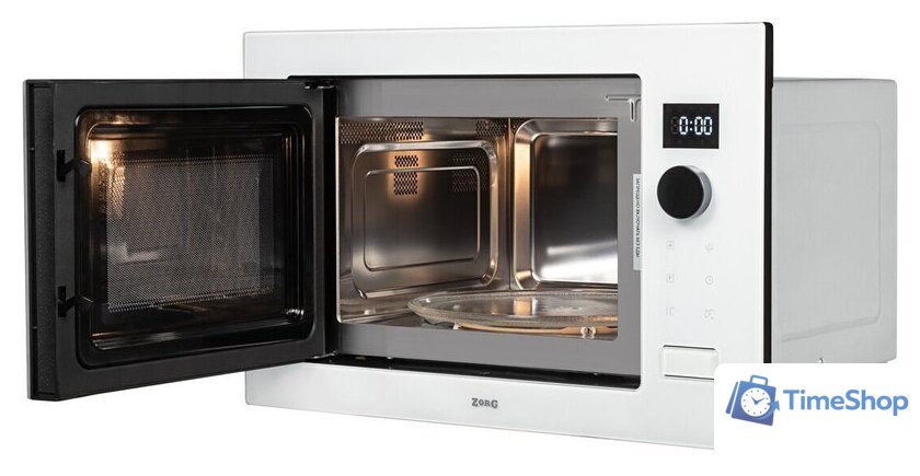 Микроволновая печь ZorG MIO252 S white (белый) - Изображение №3 — Интернет-магазин Time-Shop