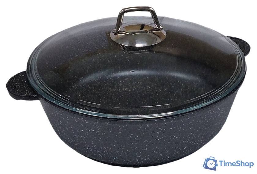 Жаровня Victoria Гранит АЛА280 G1028G - Изображение №1 — Интернет-магазин Time-Shop