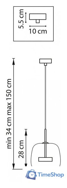 Подвесная люстра Lightstar Cupola 804008 - Изображение №7 — Интернет-магазин Time-Shop