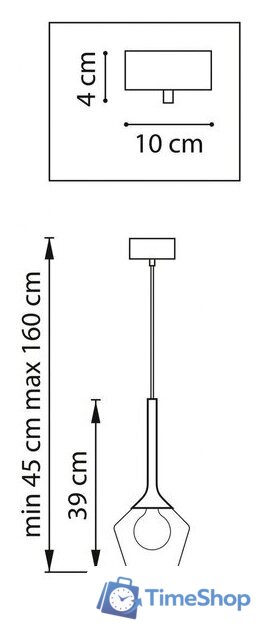 Подвесная люстра Lightstar Vetro 801201 - Изображение №6 — Интернет-магазин Time-Shop