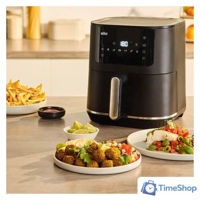 Аэрогриль (аэрофритюрница) Braun MultiFry 5 HF5034IBK - Изображение №7 — Интернет-магазин Time-Shop