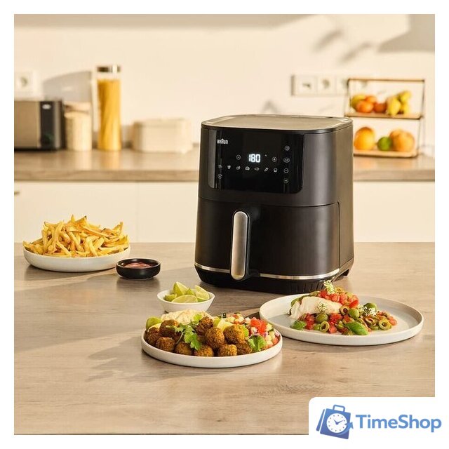 Аэрогриль (аэрофритюрница) Braun MultiFry 5 HF5034IBK - Изображение №9 — Интернет-магазин Time-Shop