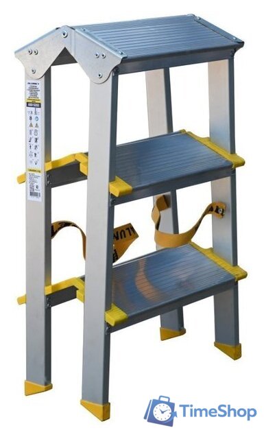 Лестница-стремянка Алюмет ASD 5203 (2х3 ступеней) - Изображение №3 — Интернет-магазин Time-Shop