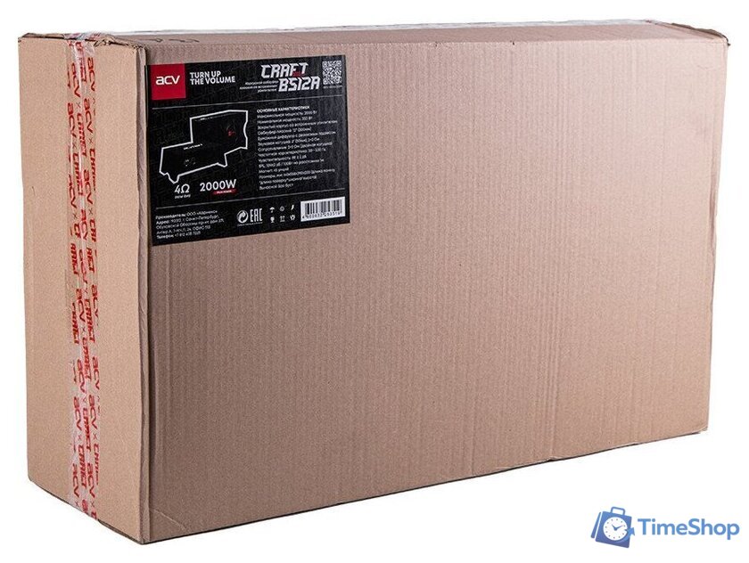 Корпусной активный сабвуфер ACV Craft BS12A - Изображение №10 — Интернет-магазин Time-Shop