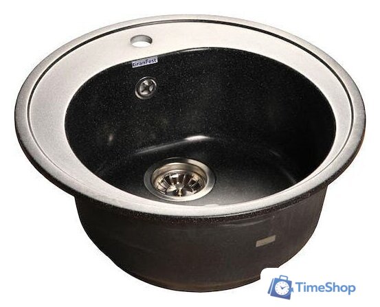 Кухонная мойка GranFest GF-R510 (черный) - Изображение №1 — Интернет-магазин Time-Shop