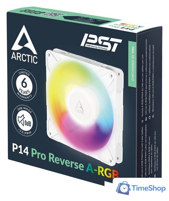 Вентилятор для корпуса Arctic P14 Pro Reverse A-RGB ACFAN00324A - Изображение №6 — Интернет-магазин Time-Shop