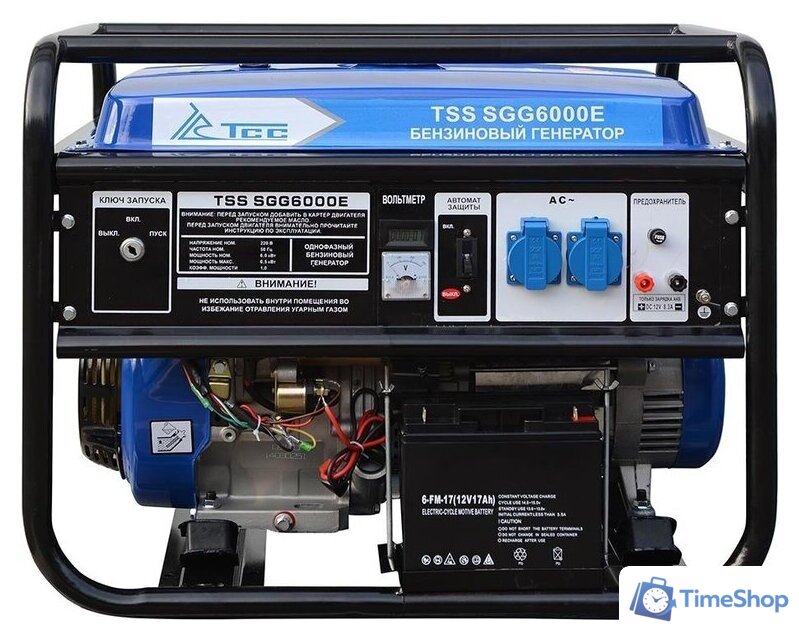 Бензиновый генератор ТСС SGG 6000E - Изображение №1 — Интернет-магазин Time-Shop