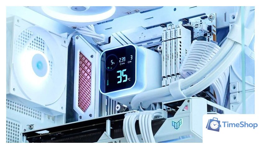 Система жидкостного охлаждения для процессора DeepCool LQ360 Ultra ARGB WH R-LQ360-WHASMC-G-1 - Изображение №10 — Интернет-магазин Time-Shop