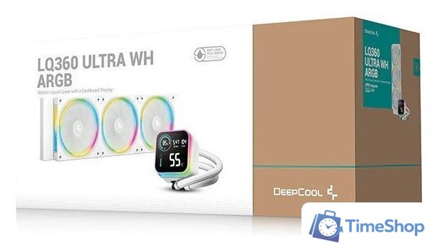 Система жидкостного охлаждения для процессора DeepCool LQ360 Ultra ARGB WH R-LQ360-WHASMC-G-1 - Изображение №6 — Интернет-магазин Time-Shop