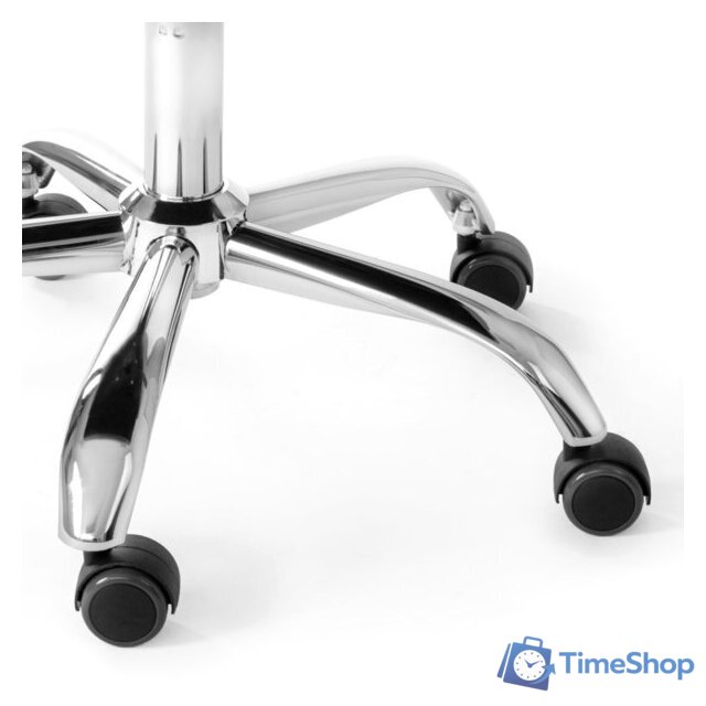 Офисное кресло TetChair Swan (флок, серый) - Изображение №9 — Интернет-магазин Time-Shop