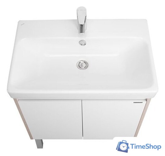  Акватон Тумба с умывальником Сканди Doors 70 1A2789K0SDB20 (белый/дуб верона) - Изображение №6 — Интернет-магазин Time-Shop