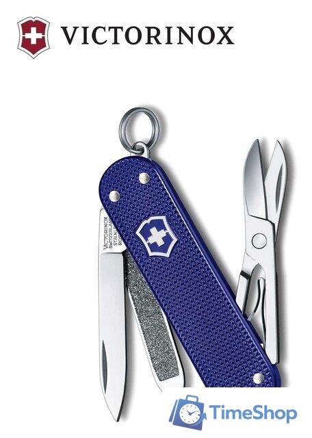 Мультитул Victorinox Classic Alox SD Colors (темно-синий) - Изображение №4 — Интернет-магазин Time-Shop