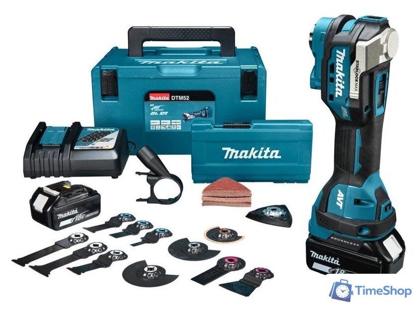 Реноватор Makita DTM52RFJX2 (с 2-мя АКБ, кейс) - Изображение №1 — Интернет-магазин Time-Shop