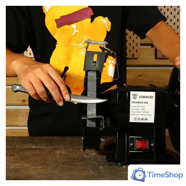 Заточный станок Deko DKGM350-200 063-4213 - Изображение №6 — Интернет-магазин Time-Shop
