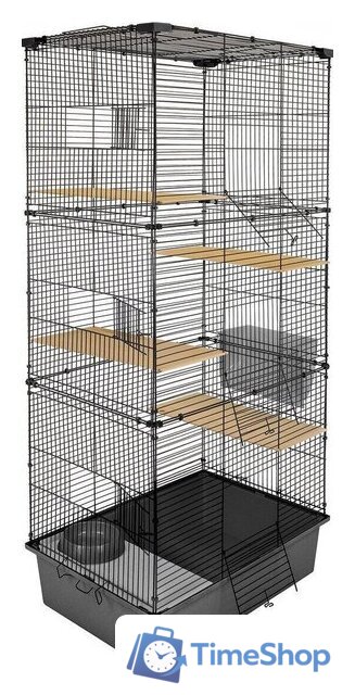 Клетка Дарэленд Craft 60 Шиншилла-3 43072сер-черн - Изображение №2 — Интернет-магазин Time-Shop