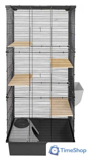 Клетка Дарэленд Craft 60 Шиншилла-3 43072сер-черн - Изображение №1 — Интернет-магазин Time-Shop