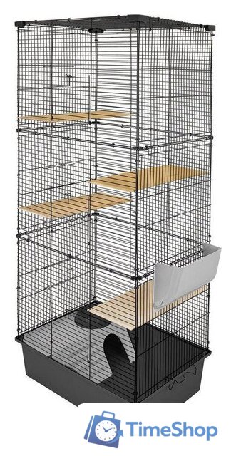 Клетка Дарэленд Craft 60 Шиншилла-3 43072сер-черн - Изображение №3 — Интернет-магазин Time-Shop