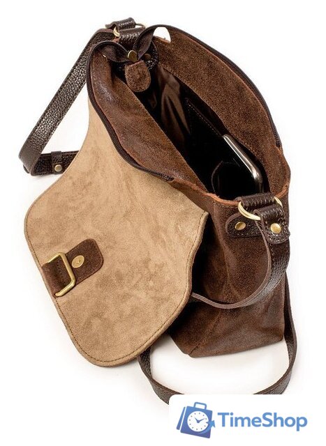 Женская сумка Igermann 964 20С964К3 (коричневый) - Изображение №9 — Интернет-магазин Time-Shop